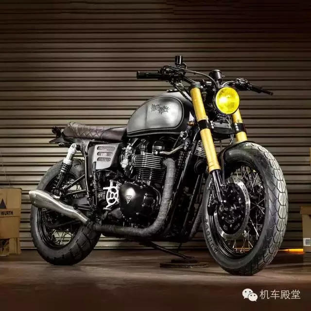 凯旋bonneville cafe racer复古示范_摩托改装_资讯中心_全球摩托车网