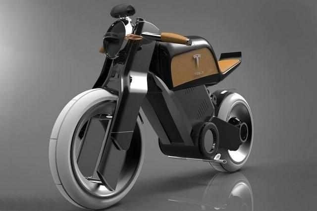 资讯中心 新车新品  特斯拉电动摩托车的前轮采用的是磁悬浮设计,前轮